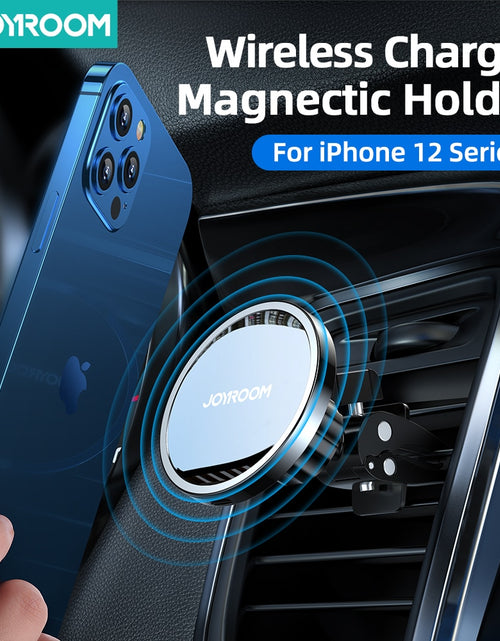 Load image into Gallery viewer, 15W Qi Magnetic Wireless Car Charger Phone Holder for iPhone 12 Pro
