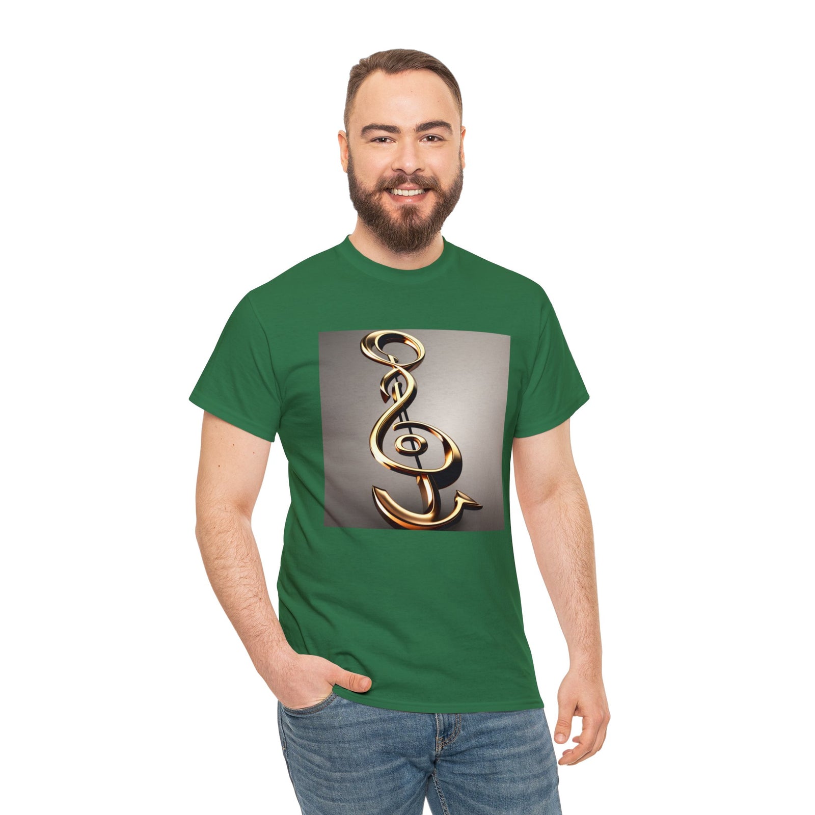 Treble Clef Unisex Heavy Cotton Tee