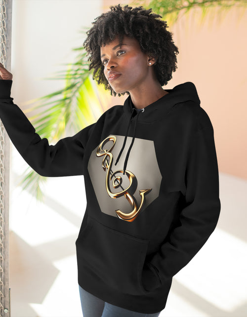 Load image into Gallery viewer, Treble Clef Unisex Premium Pullover Hoodie
