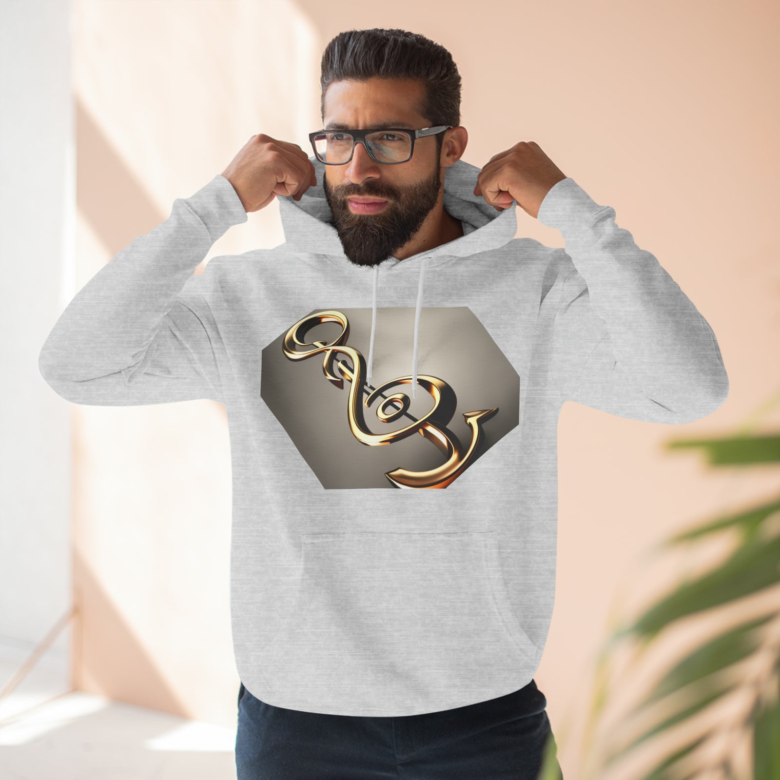 Treble Clef Unisex Premium Pullover Hoodie