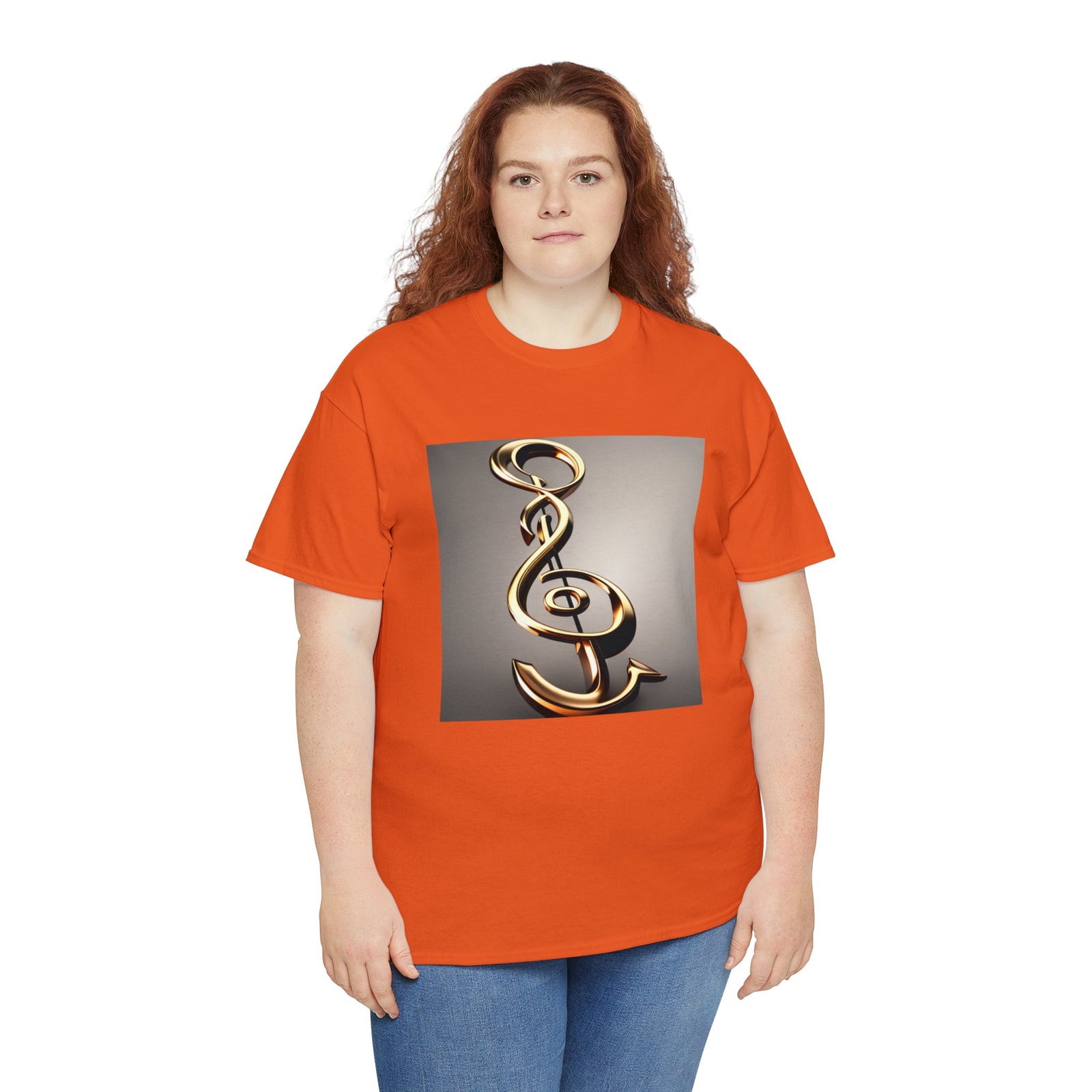 Treble Clef Unisex Heavy Cotton Tee