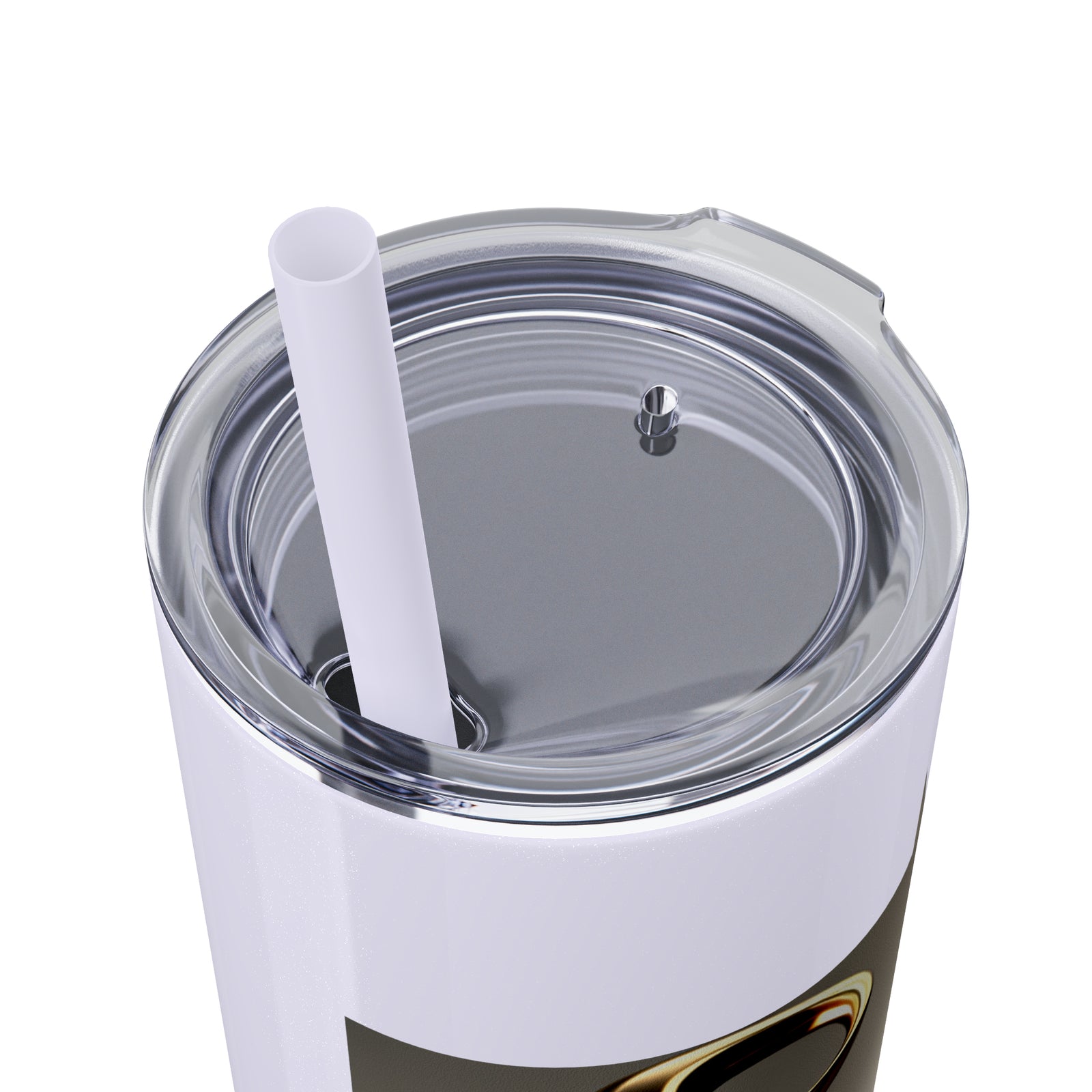 Treble Clef Skinny Tumbler with Straw, 20oz