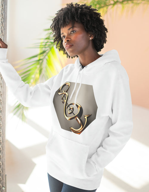 Load image into Gallery viewer, Treble Clef Unisex Premium Pullover Hoodie
