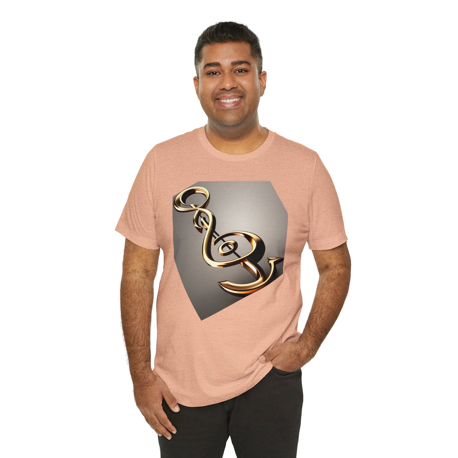 Treble Clef Unisex Jersey Short Sleeve Tee