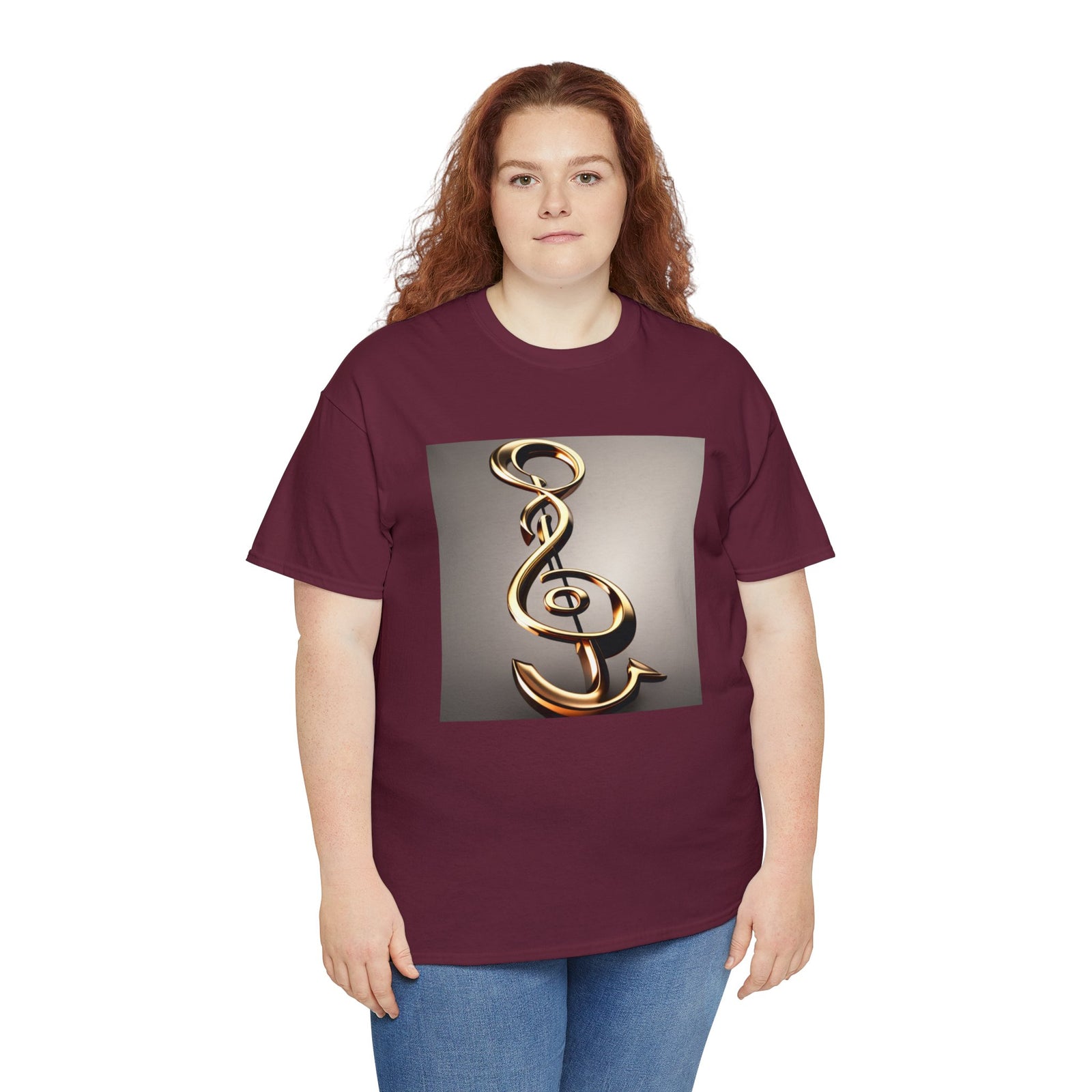 Treble Clef Unisex Heavy Cotton Tee