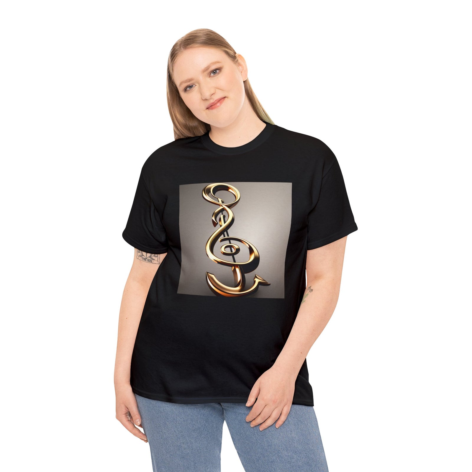 Treble Clef Unisex Heavy Cotton Tee