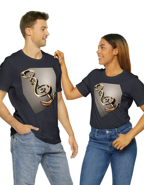 Load image into Gallery viewer, Treble Clef Unisex Jersey Short Sleeve Tee
