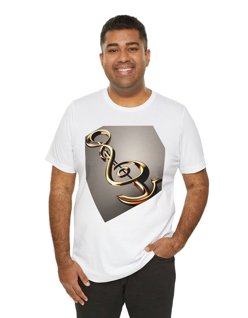 Load image into Gallery viewer, Treble Clef Unisex Jersey Short Sleeve Tee
