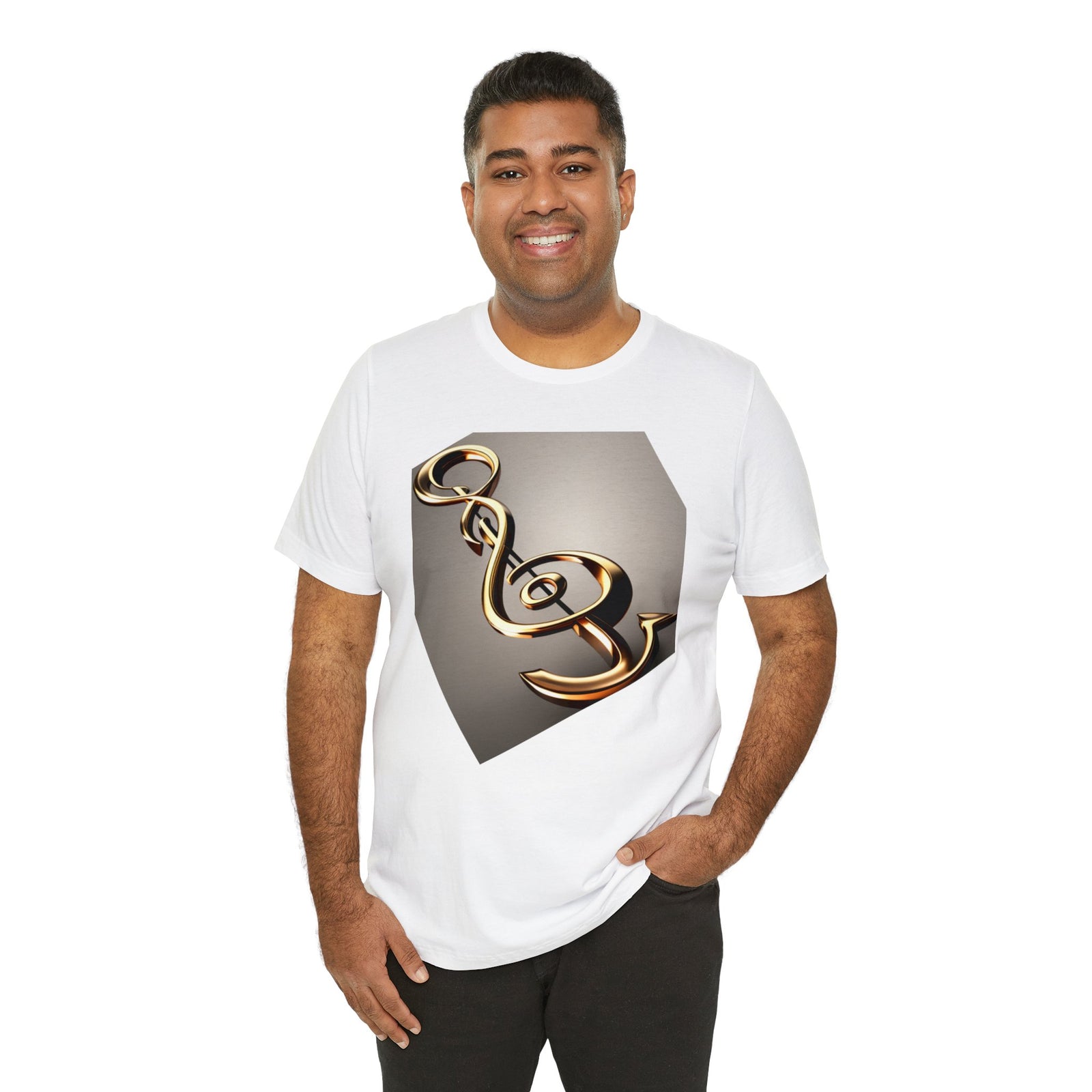 Treble Clef Unisex Jersey Short Sleeve Tee