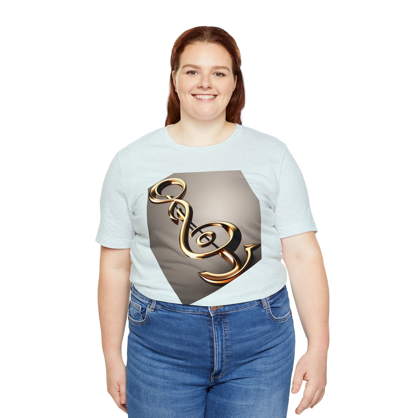 Treble Clef Unisex Jersey Short Sleeve Tee