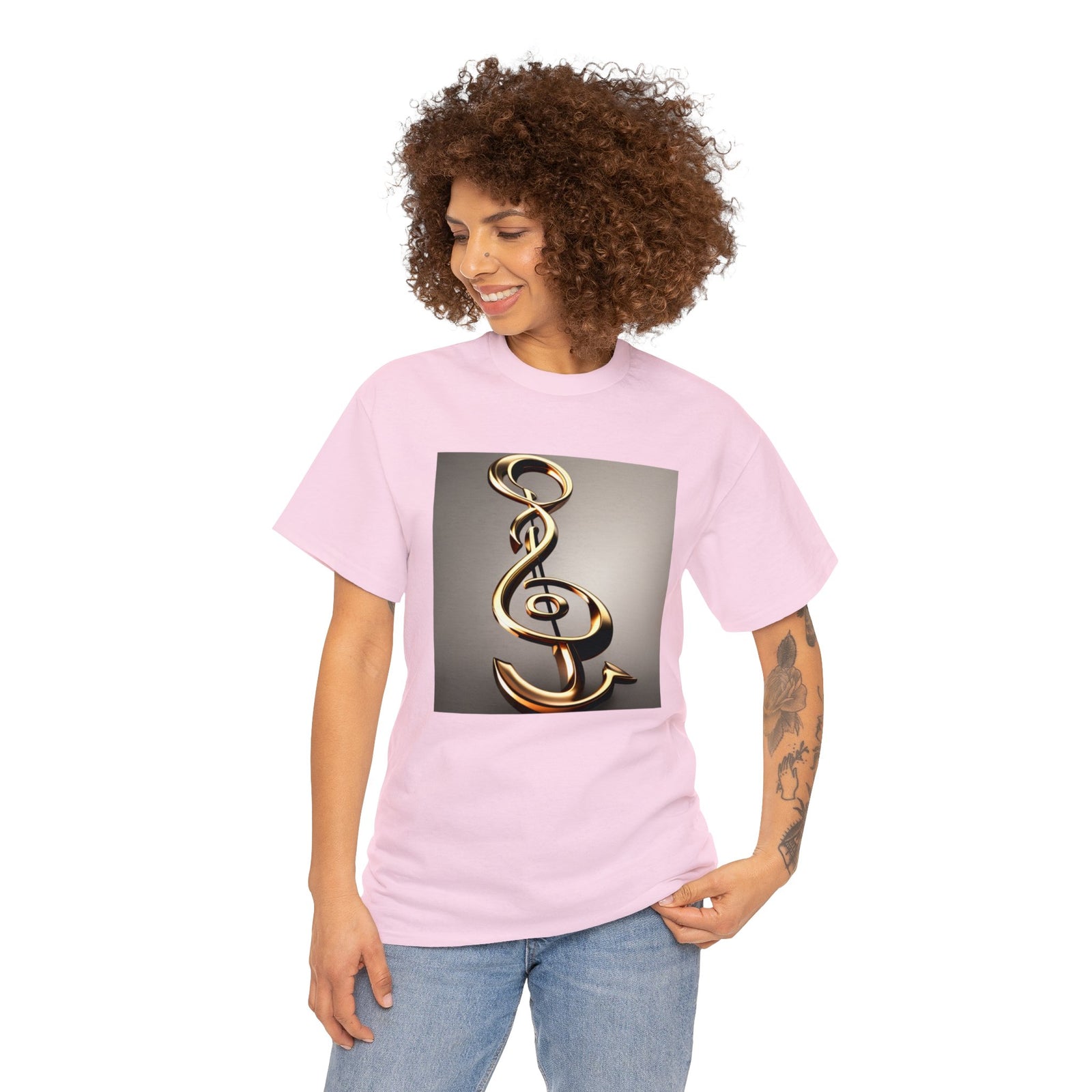 Treble Clef Unisex Heavy Cotton Tee