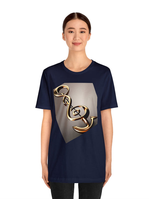 Load image into Gallery viewer, Treble Clef Unisex Jersey Short Sleeve Tee
