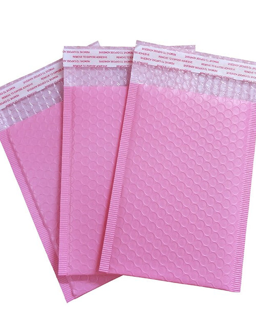 Load image into Gallery viewer, 17 Sizes 10pcs Light Pink Poly Bubble Mailer Padded Envelope Self Seal
