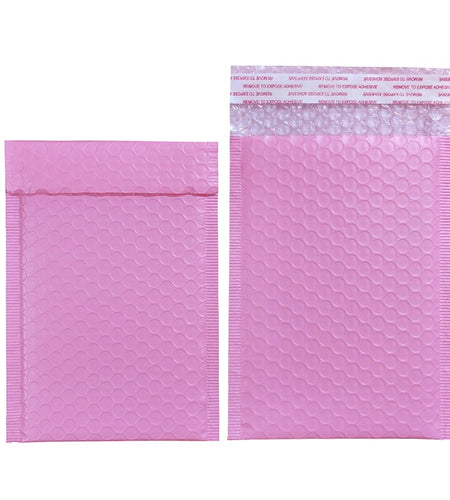 17 Sizes 10pcs Light Pink Poly Bubble Mailer Padded Envelope Self Seal