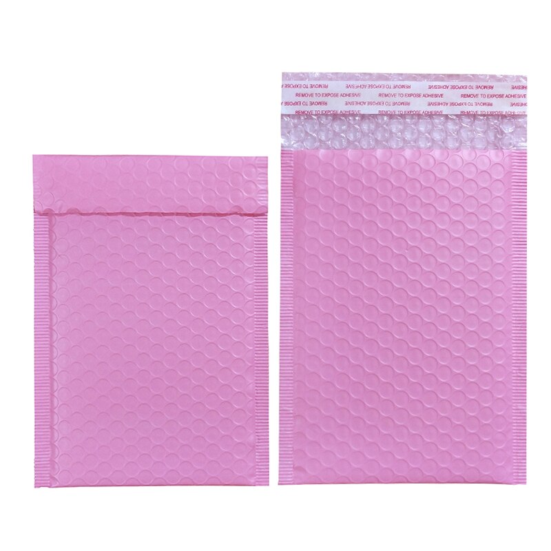 17 Sizes 10pcs Light Pink Poly Bubble Mailer Padded Envelope Self Seal