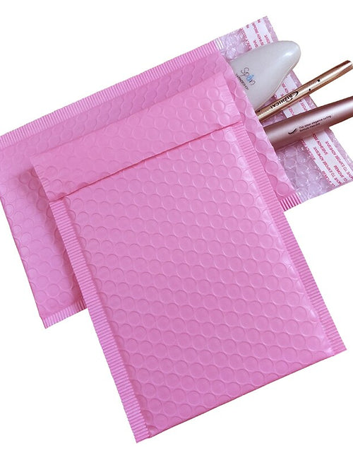 Load image into Gallery viewer, 17 Sizes 10pcs Light Pink Poly Bubble Mailer Padded Envelope Self Seal
