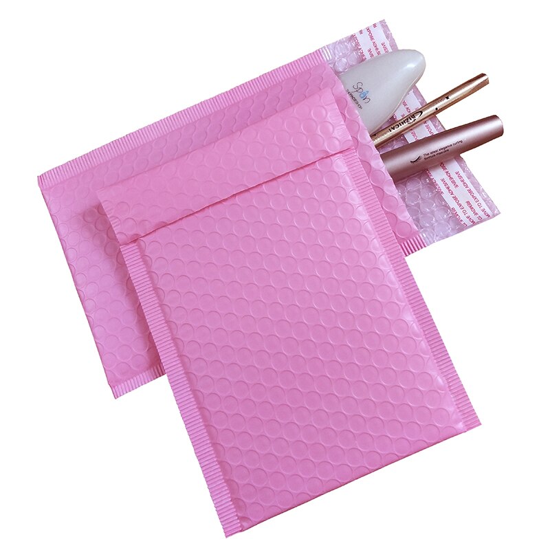 17 Sizes 10pcs Light Pink Poly Bubble Mailer Padded Envelope Self Seal