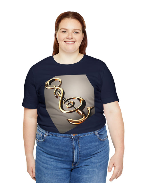 Load image into Gallery viewer, Treble Clef Unisex Jersey Short Sleeve Tee
