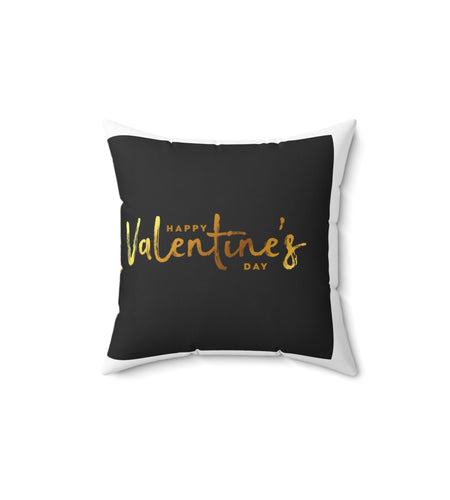Valentine Day Spun Polyester Square Pillow
