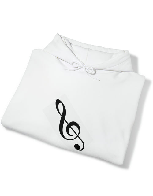 Load image into Gallery viewer, Treble Clef Unisex Heavy Blend™ Hooded Sweatshirt
