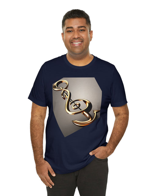 Load image into Gallery viewer, Treble Clef Unisex Jersey Short Sleeve Tee
