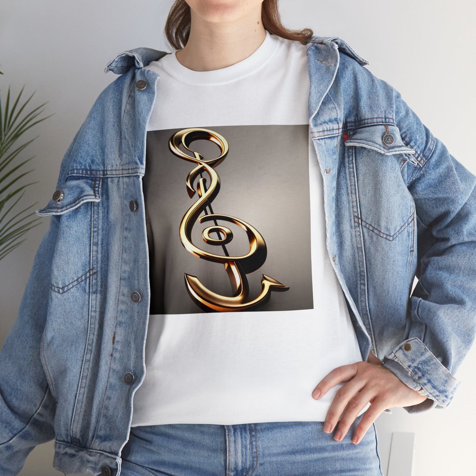 Treble Clef Unisex Heavy Cotton Tee