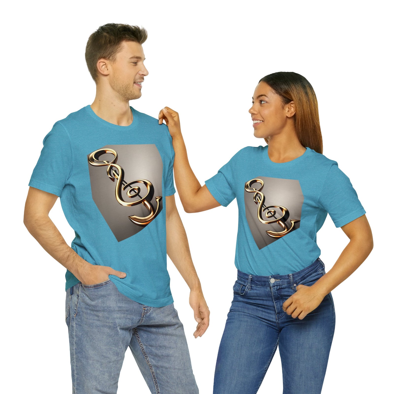 Treble Clef Unisex Jersey Short Sleeve Tee