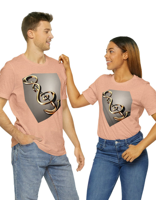 Load image into Gallery viewer, Treble Clef Unisex Jersey Short Sleeve Tee
