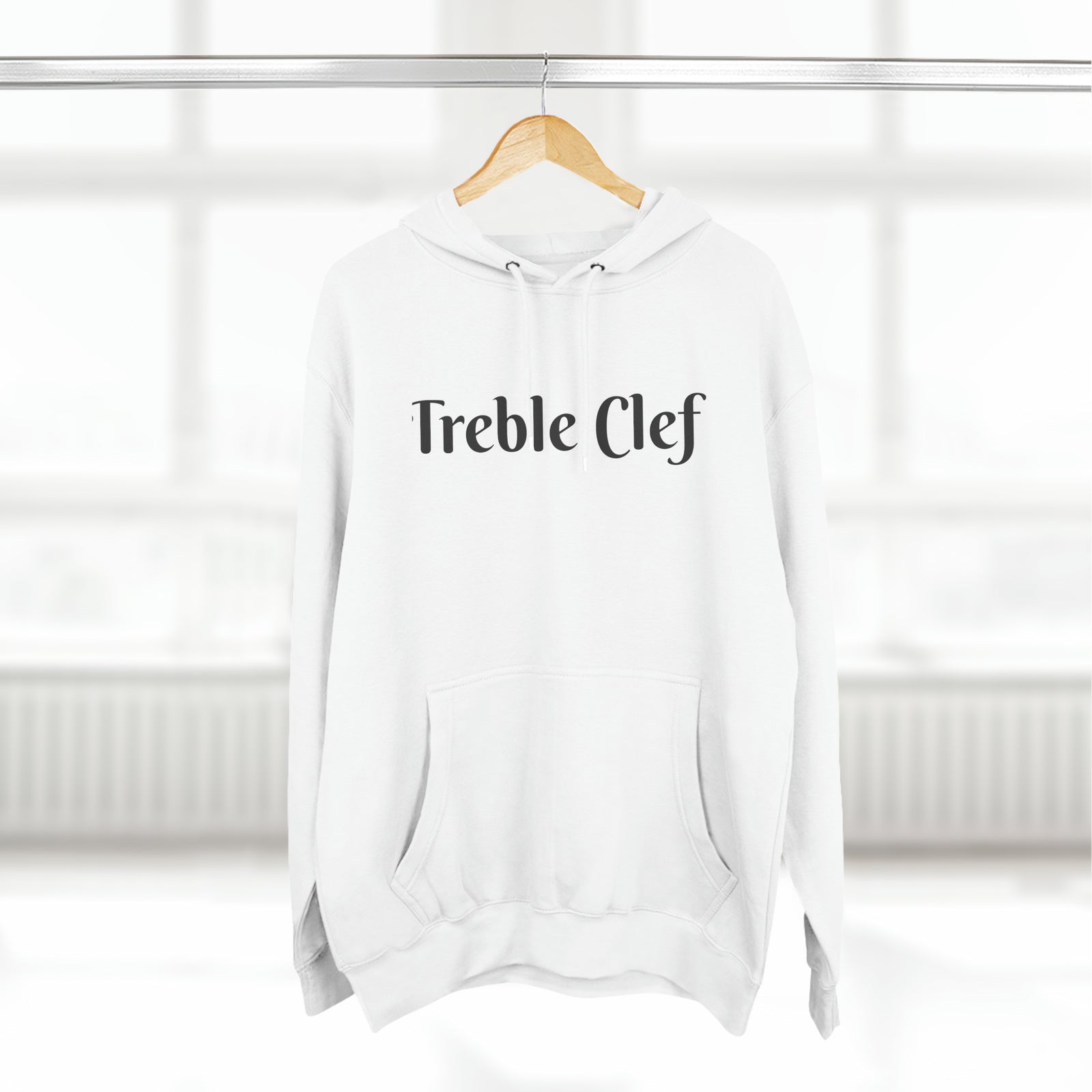 Treble Clef Unisex Premium Pullover Hoodie