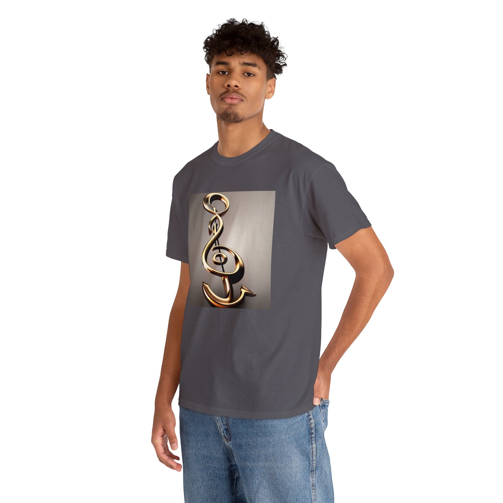 Treble Clef Unisex Heavy Cotton Tee