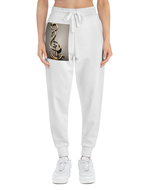 Load image into Gallery viewer, Treble Clef Athletic Joggers (AOP)
