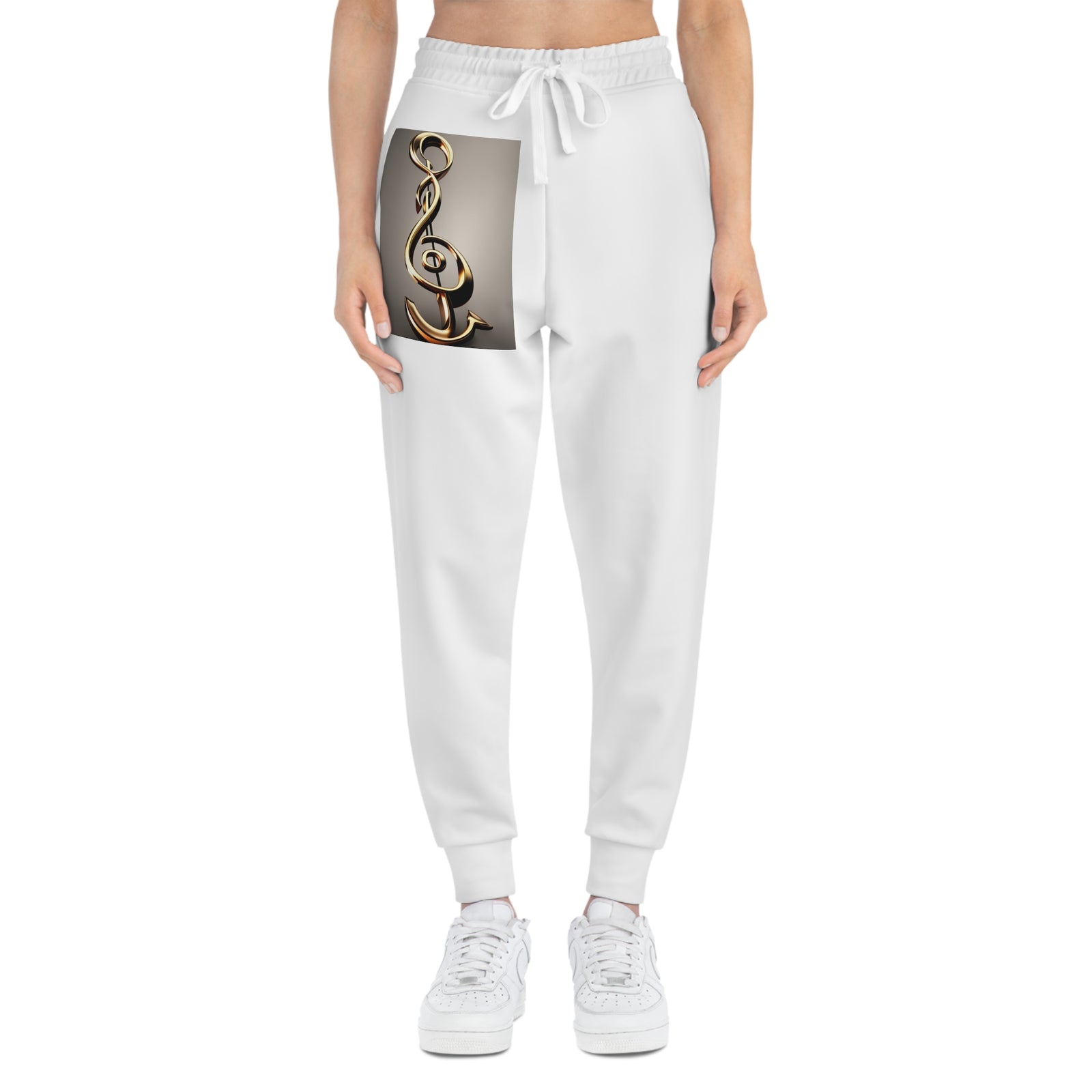 Treble Clef Athletic Joggers (AOP)