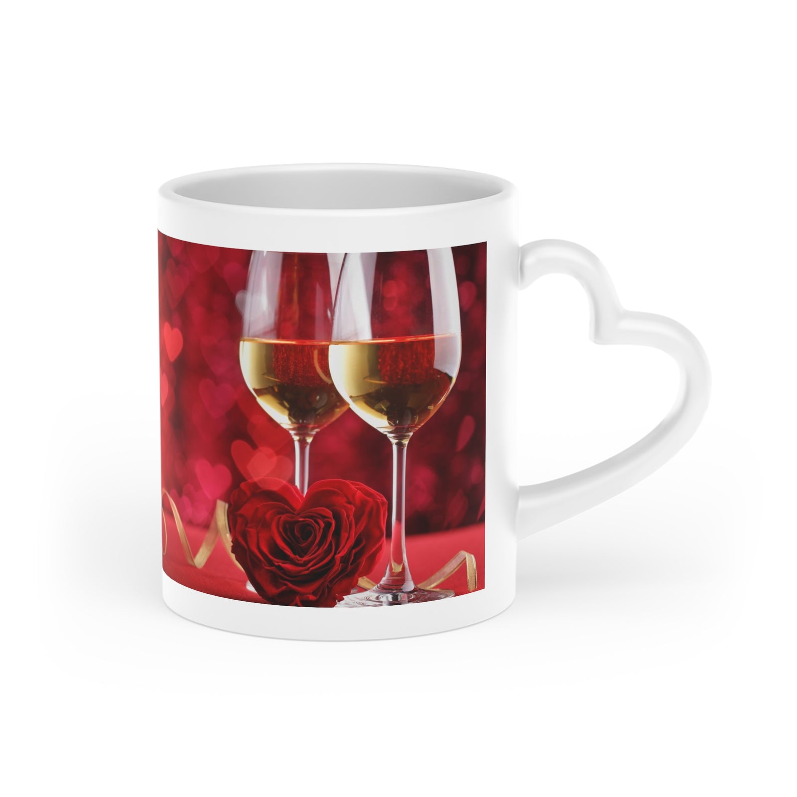 Valentine Heart-Shaped Mug