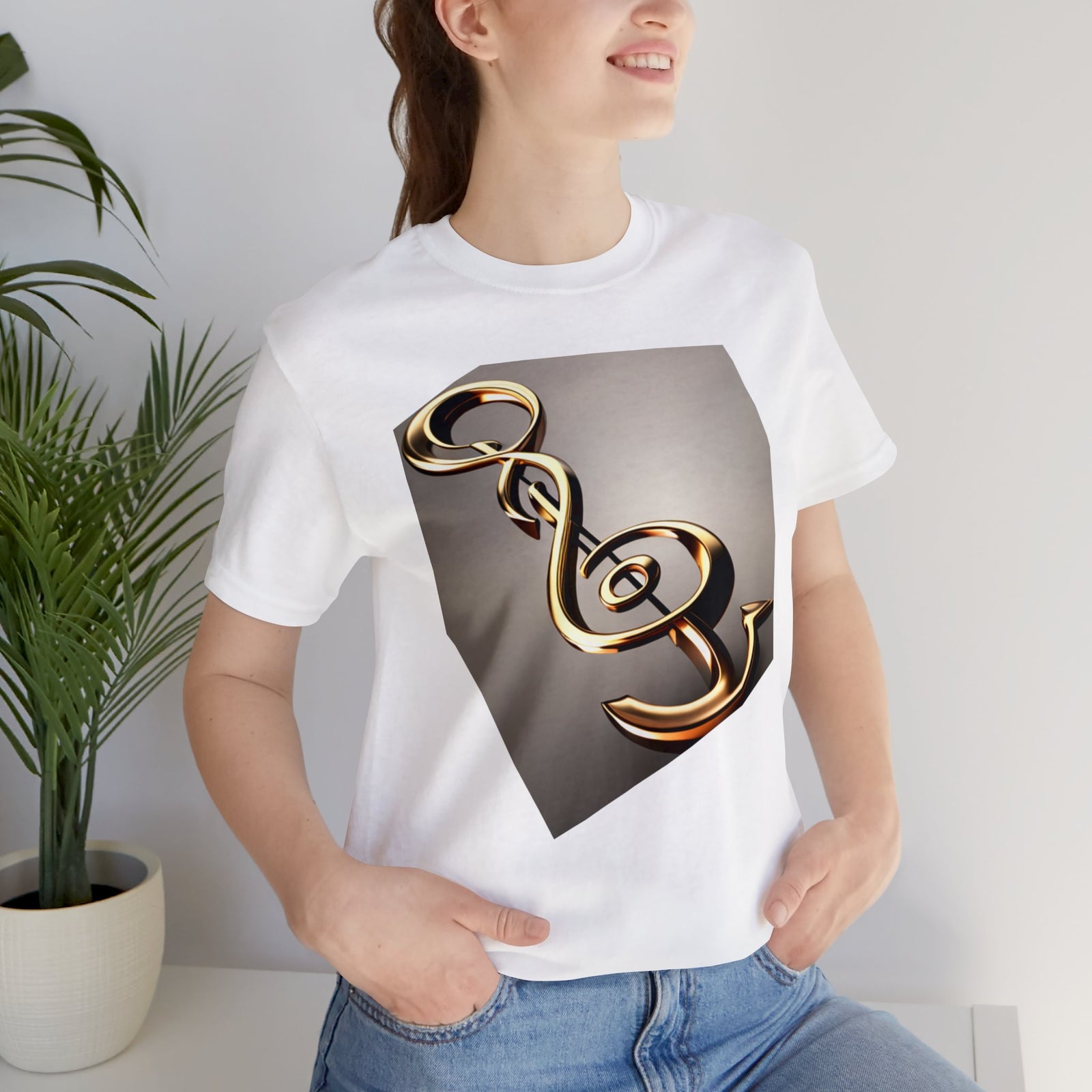 Treble Clef Unisex Jersey Short Sleeve Tee