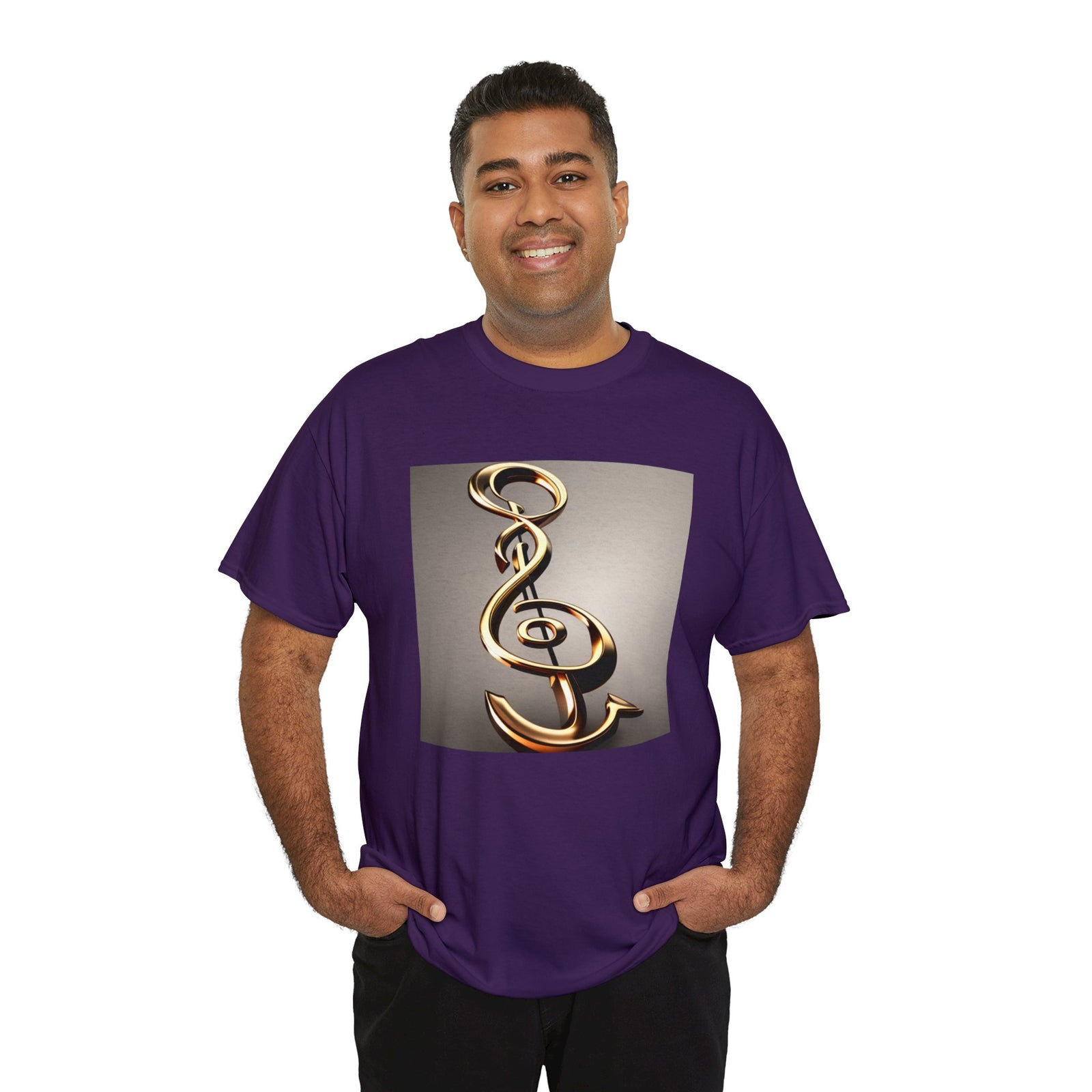 Treble Clef Unisex Heavy Cotton Tee