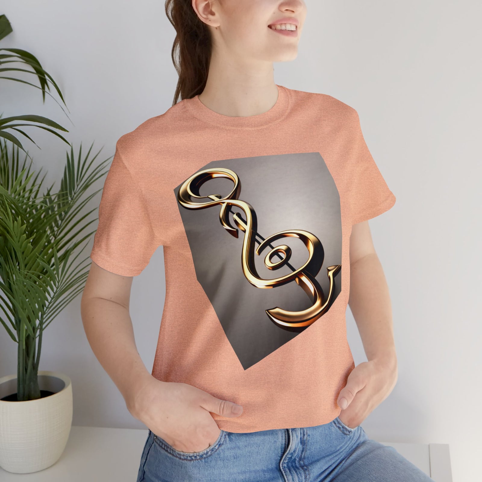 Treble Clef Unisex Jersey Short Sleeve Tee