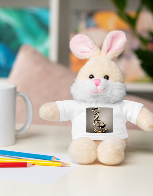 Load image into Gallery viewer, Treble Clef Stuffed Animals with Tee for Valentine
