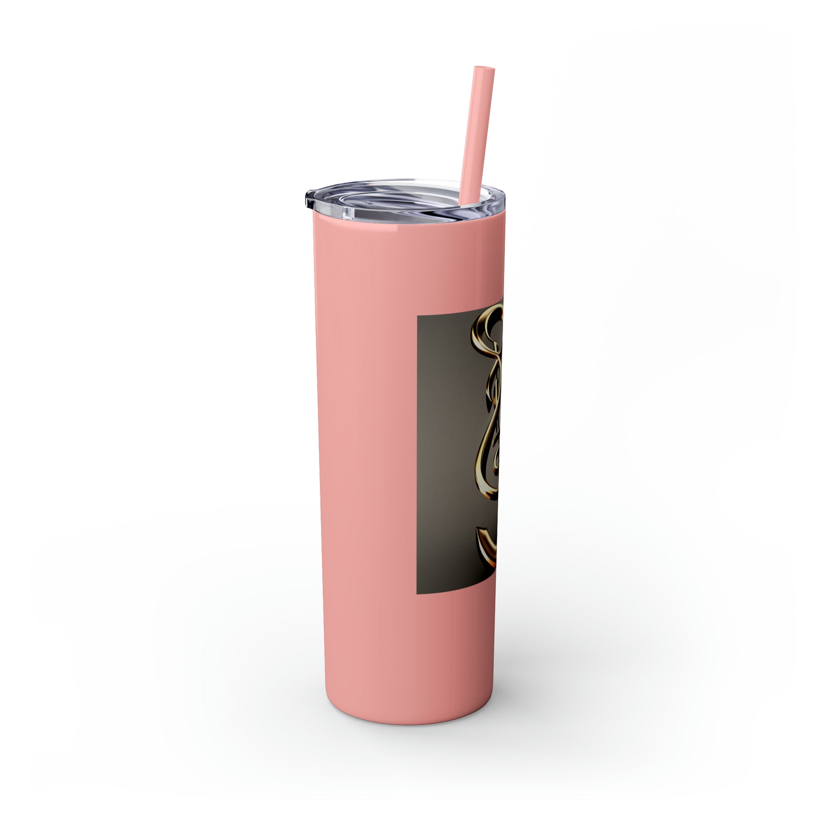 Treble Clef Skinny Tumbler with Straw, 20oz