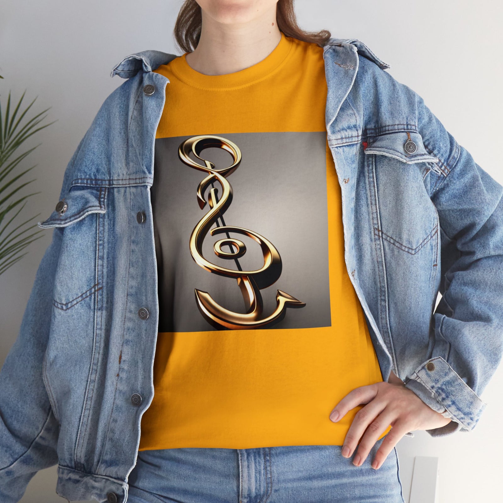 Treble Clef Unisex Heavy Cotton Tee