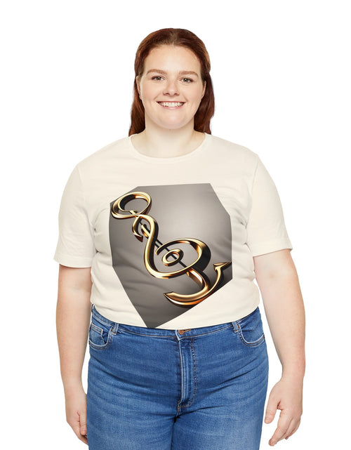 Load image into Gallery viewer, Treble Clef Unisex Jersey Short Sleeve Tee
