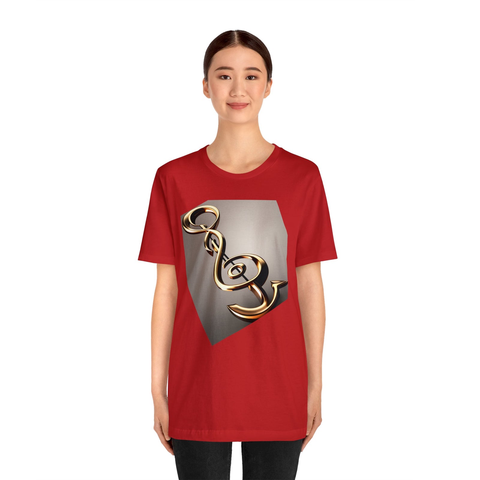 Treble Clef Unisex Jersey Short Sleeve Tee