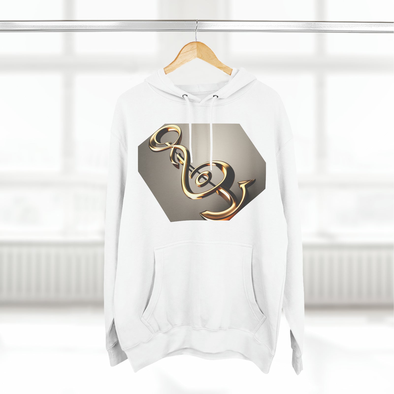 Treble Clef Unisex Premium Pullover Hoodie