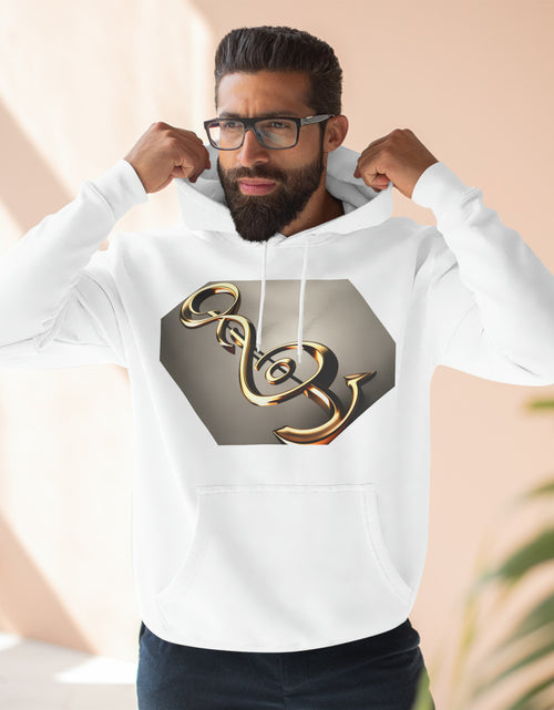 Load image into Gallery viewer, Treble Clef Unisex Premium Pullover Hoodie
