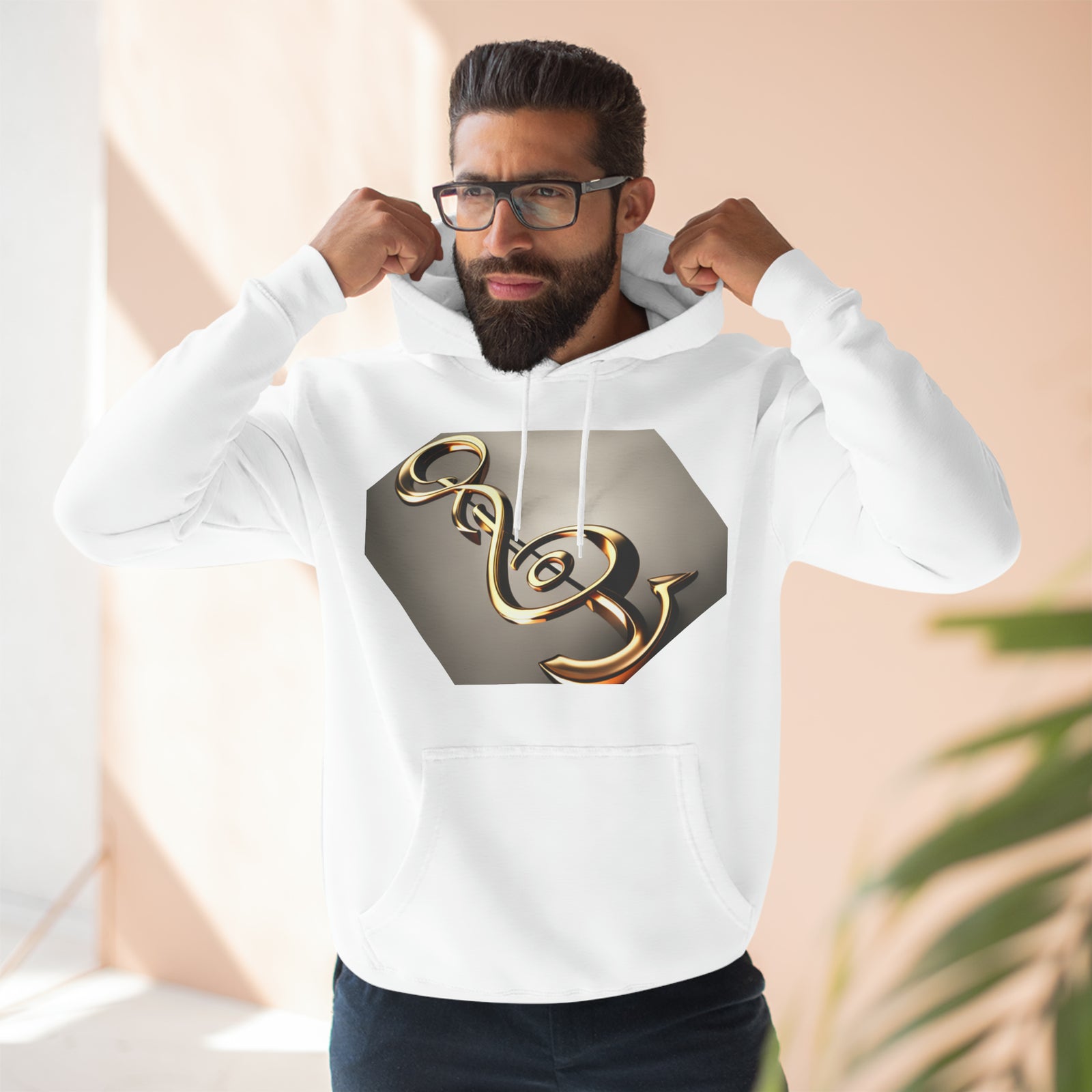 Treble Clef Unisex Premium Pullover Hoodie