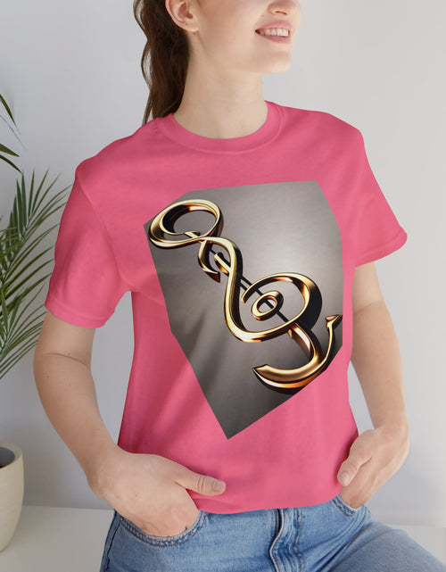 Load image into Gallery viewer, Treble Clef Unisex Jersey Short Sleeve Tee
