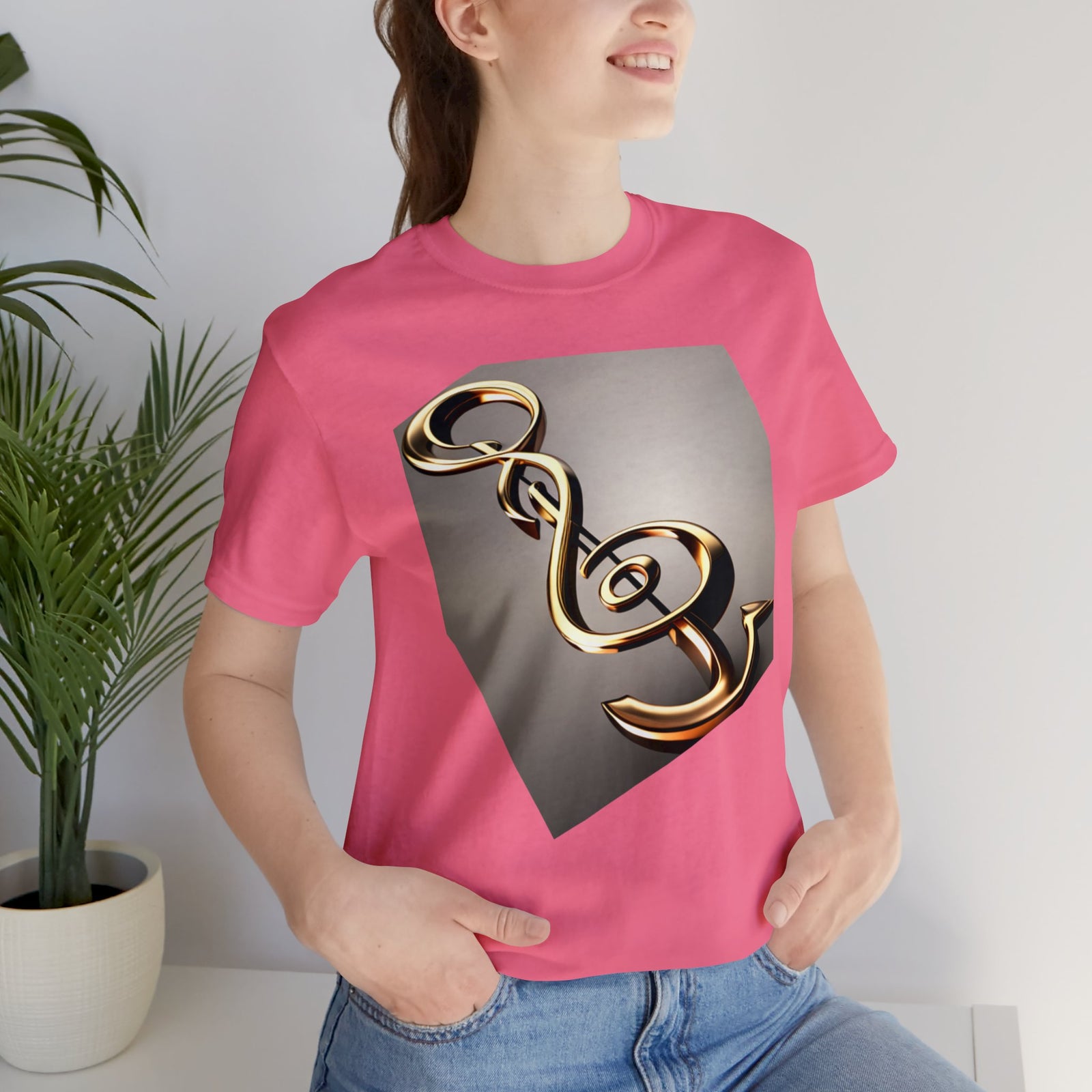 Treble Clef Unisex Jersey Short Sleeve Tee