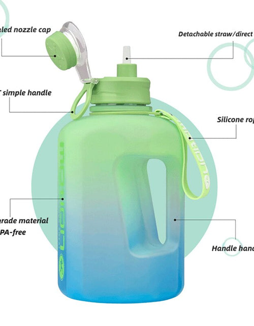 Load image into Gallery viewer, 2.4L Large Capacity Sports Water Bottle Outdoor Fitness Kettle
