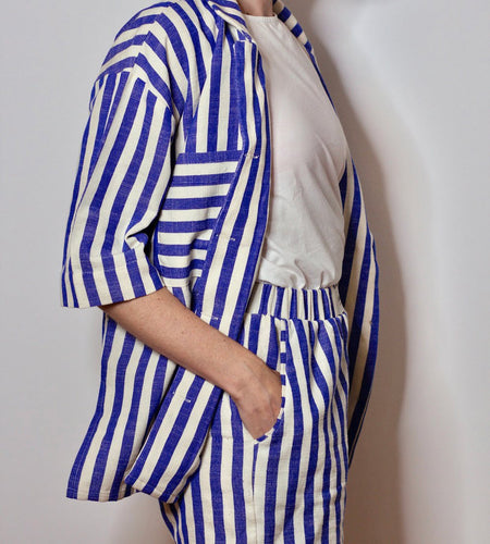 Handwoven Shirt Ole | Blue