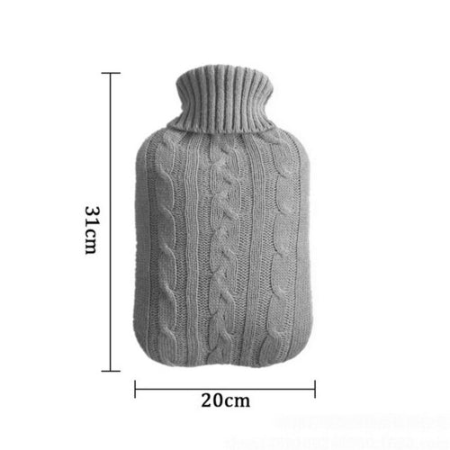 Load image into Gallery viewer, 2000ml Large Knitted Hot Water Bag Cover Warm Explosion-proof
