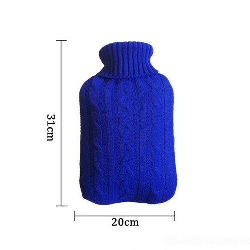 Load image into Gallery viewer, 2000ml Large Knitted Hot Water Bag Cover Warm Explosion-proof
